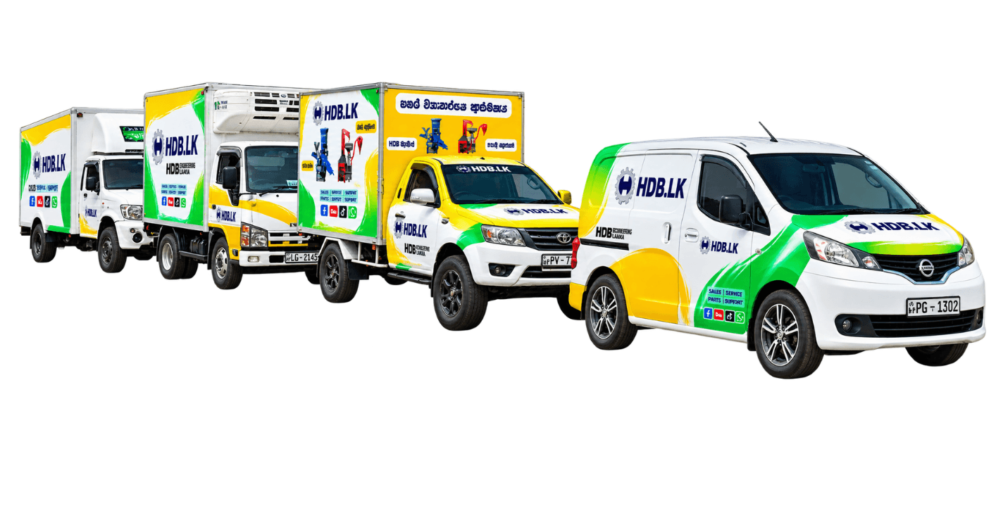 HDB Engineering Lanka's own island-wide delivery fleet