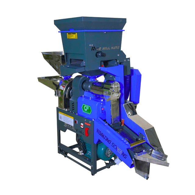 5-in-1 Rice Mill with 5HP Single-Phase Motor