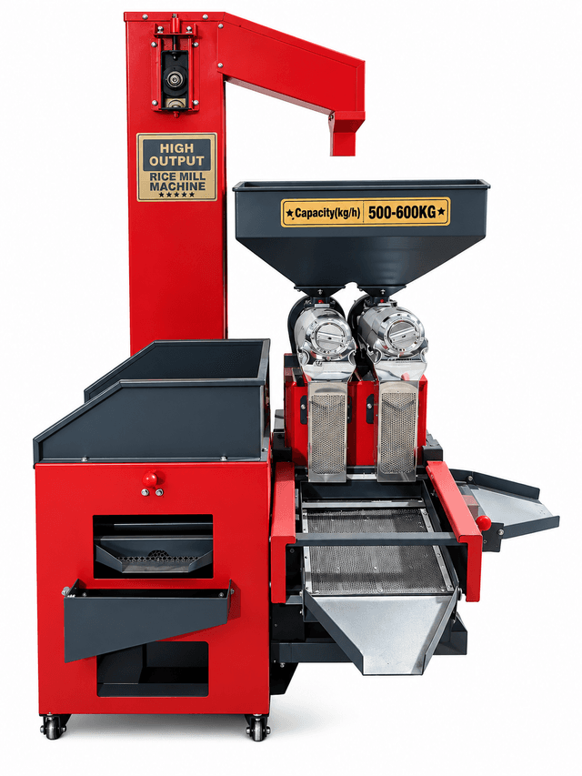 6N1000 Rice Mill with 10HP Three-Phase Motor